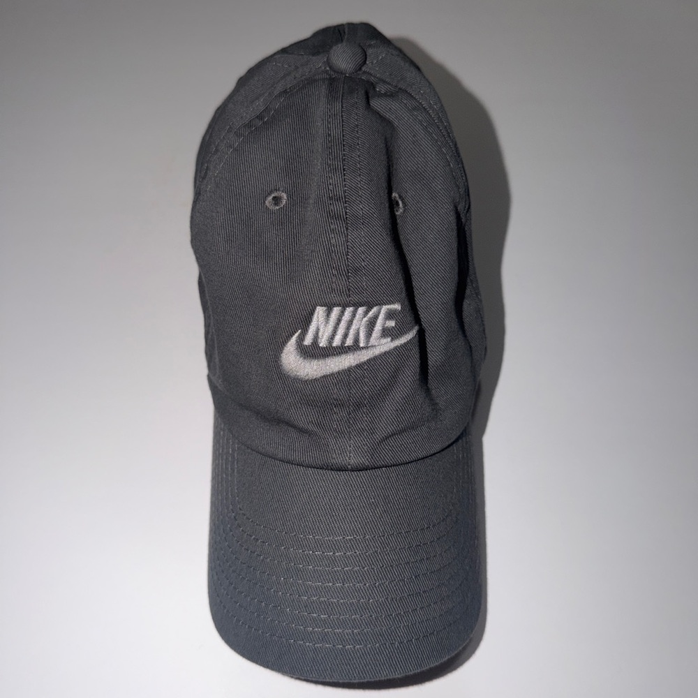 Nike Gray Swoosh Cotton Hat